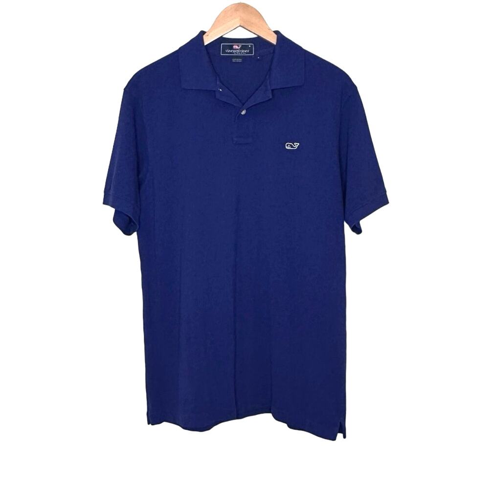 Vineyard Vines Blue Polo Golf Shirt Cotton size small